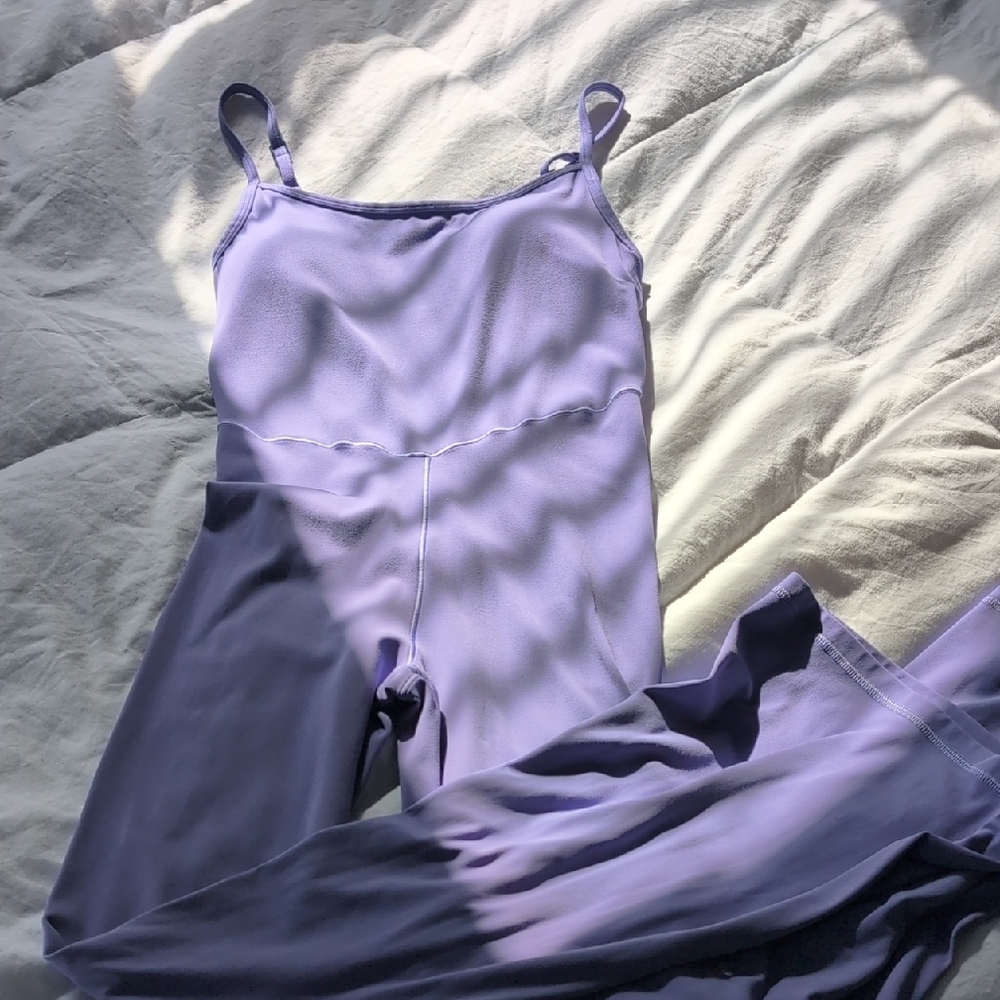 Aerie Lavender Women's Flared Bodysuit